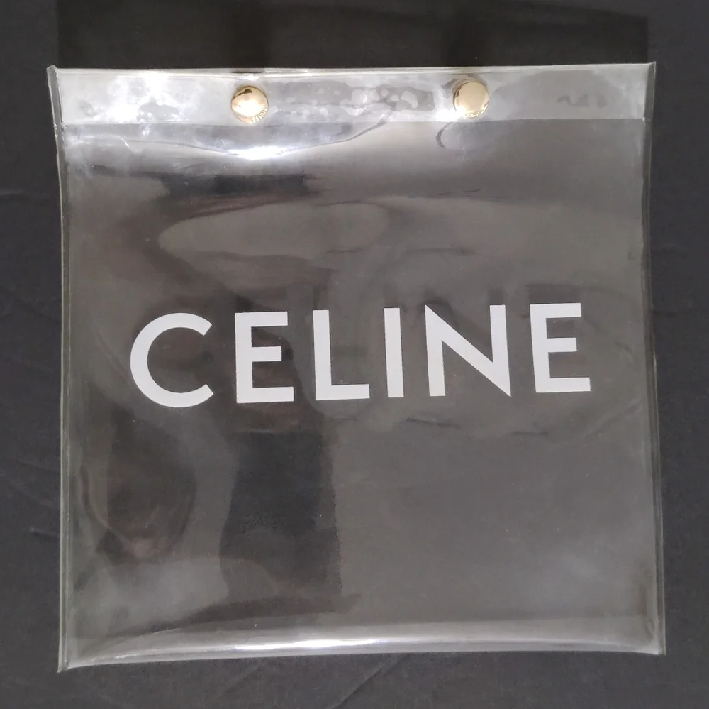 Celine Clear PVC/ Plastic Pouch 8